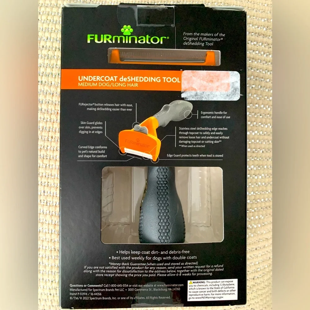 FURMINATOR 🐾UNDERCOAT DESHEDDING TOOL DOG GROOMING NWT SEALED BOX